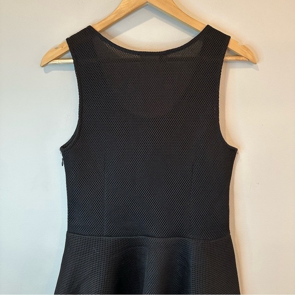 L’Atiste By Amy Fit Flare Black Sleeveless Mesh Dress A Line Size Large - Picture 7 of 11